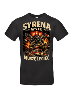 Koszulka Męska Syrena Wyję Muszę Lecieć