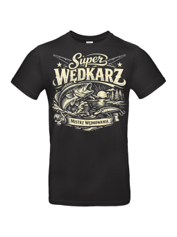 Koszulka Męska Super Wędkarz
