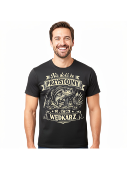 Koszulka Męska Przystojny Wędkarz