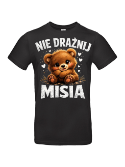 Koszulka Męska Słodziak Nie Drażnij Misia
