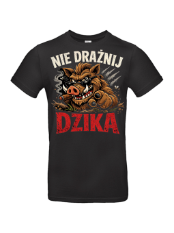 Koszulka Męska Okulary Nie Drażnij Dzika