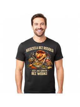 Koszulka Męska Nosacz Sobota Bez Wódki