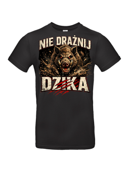 Koszulka Męska Nie Drażnij Dzika