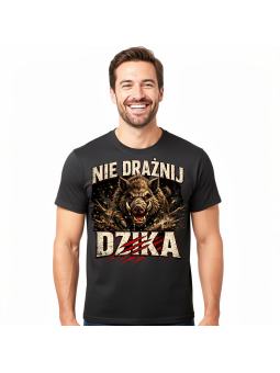 Koszulka Męska Nie Drażnij Dzika