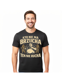 Koszulka Męska Kto Nie Ma Brzucha II