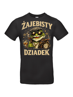 Koszulka Męska Żajebisty Dziadek