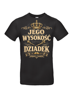 Koszulka Męska Jego Wysokość Dziadek