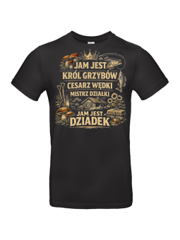 Koszulka Męska Jam Jest Dziadek