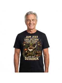 Koszulka Męska Dzik Jam Jest Dziadek