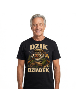 Koszulka Męska Dzik Dziadek