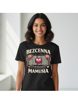 Koszulka Koszulka Damska Wariatek się nie kocha Czarna - Śmieszne T-Shirty z Nadrukami ?