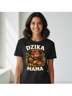 Koszulka Koszulka Damska Wariatek się nie kocha Czarna - Śmieszne T-Shirty z Nadrukami ?