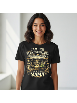 Koszulka Koszulka Damska Wariatek się nie kocha Czarna - Śmieszne T-Shirty z Nadrukami ?