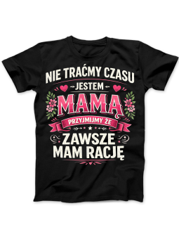 Koszulka Koszulka Damska Wariatek się nie kocha Czarna - Śmieszne T-Shirty z Nadrukami ?