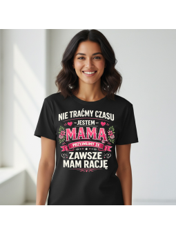 Koszulka Koszulka Damska Wariatek się nie kocha Czarna - Śmieszne T-Shirty z Nadrukami ?