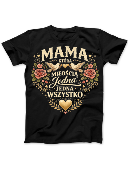 Koszulka Koszulka Damska Wariatek się nie kocha Czarna - Śmieszne T-Shirty z Nadrukami ?