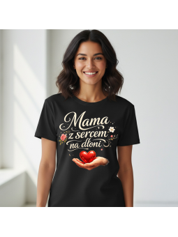 Koszulka Koszulka Damska Wariatek się nie kocha Czarna - Śmieszne T-Shirty z Nadrukami ?