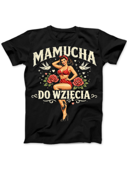 Koszulka Koszulka Damska Wariatek się nie kocha Czarna - Śmieszne T-Shirty z Nadrukami ?