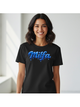 Koszulka Koszulka Damska Wariatek się nie kocha Czarna - Śmieszne T-Shirty z Nadrukami ?