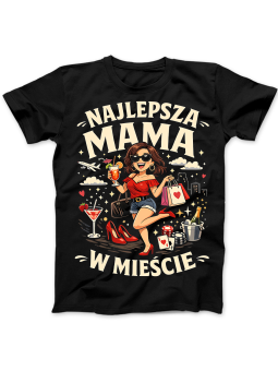 Koszulka Koszulka Damska Wariatek się nie kocha Czarna - Śmieszne T-Shirty z Nadrukami ?