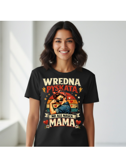 Koszulka Koszulka Damska Wariatek się nie kocha Czarna - Śmieszne T-Shirty z Nadrukami ?