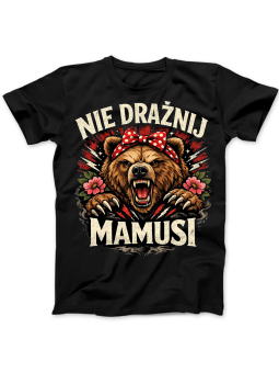 Koszulka Koszulka Damska Wariatek się nie kocha Czarna - Śmieszne T-Shirty z Nadrukami ?