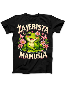 Koszulka Koszulka Damska Wariatek się nie kocha Czarna - Śmieszne T-Shirty z Nadrukami ?