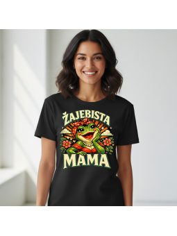 Koszulka Koszulka Damska Wariatek się nie kocha Czarna - Śmieszne T-Shirty z Nadrukami ?