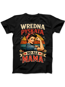 Koszulka Koszulka Damska Wariatek się nie kocha Czarna - Śmieszne T-Shirty z Nadrukami ?