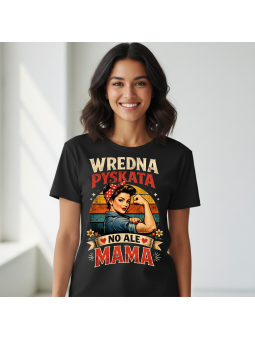 Koszulka Koszulka Damska Wariatek się nie kocha Czarna - Śmieszne T-Shirty z Nadrukami ?