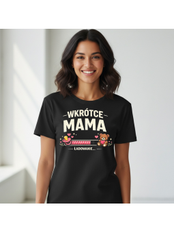 Koszulka Koszulka Damska Wariatek się nie kocha Czarna - Śmieszne T-Shirty z Nadrukami ?