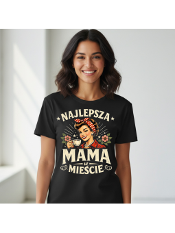 Koszulka Koszulka Damska Wariatek się nie kocha Czarna - Śmieszne T-Shirty z Nadrukami ?