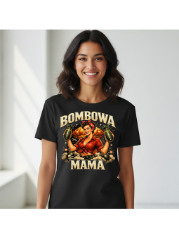 Koszulka Koszulka Damska Wariatek się nie kocha Czarna - Śmieszne T-Shirty z Nadrukami ?