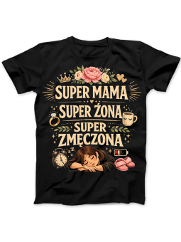 Koszulka Koszulka Damska Wariatek się nie kocha Czarna - Śmieszne T-Shirty z Nadrukami ?