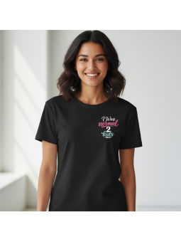 Koszulka Koszulka Damska Wariatek się nie kocha Czarna - Śmieszne T-Shirty z Nadrukami ?