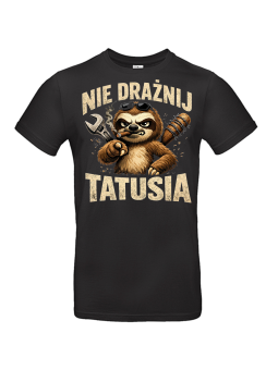 Koszulka Męska Leniwiec Nie Drażnij Tatusia