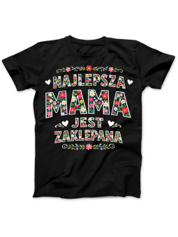 Koszulka Koszulka Damska Wariatek się nie kocha Czarna - Śmieszne T-Shirty z Nadrukami ?