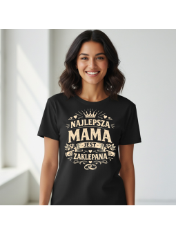 Koszulka Koszulka Damska Wariatek się nie kocha Czarna - Śmieszne T-Shirty z Nadrukami ?