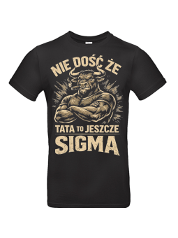 Koszulka Męska Tata Sigma