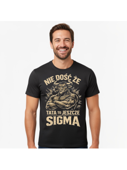 Koszulka Męska Tata Sigma