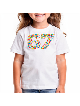Koszulka Koszulka Dziecięca Dzień Kropki Czarna - Śmieszne T-Shirty z Nadrukami ?
