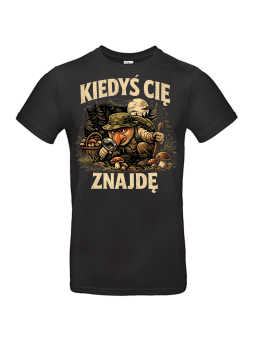 Nosacz Grzybiarz Kiedyś Cię Znajdę czarna | HiPanda