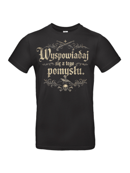 Wyspowiadaj Się z Tego Pomysłu 1670 czarna | HiPanda