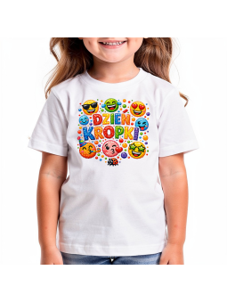 Koszulka Koszulka Dziecięca Dzień Kropki Czarna - Śmieszne T-Shirty z Nadrukami ?