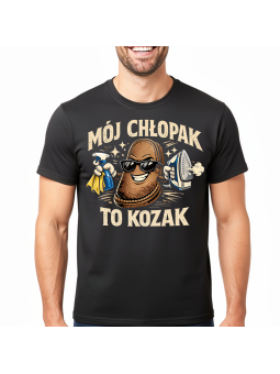 Koszulka Męska Mój Chłopak To Kozak