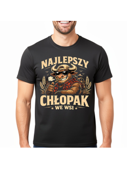 Koszulka Męska Najlepszy Chłopak We Wsi