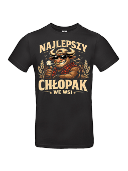 Koszulka Męska Najlepszy Chłopak We Wsi