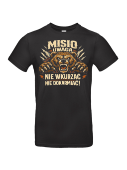 Koszulka Męska Nie Wkurzać Misio