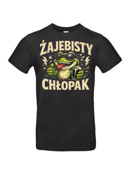 Koszulka Męska Okulary Żajebisty Chłopak