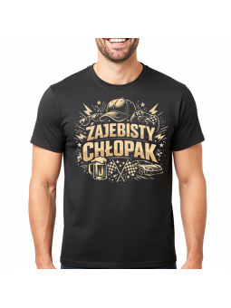 Koszulka Męska Pad Żajebisty Chłopak